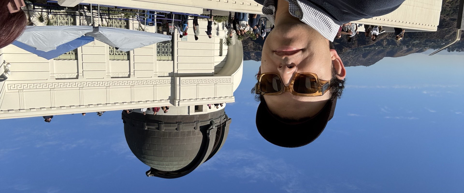 Jorge en el Observatorio Griffith, Los Ángeles